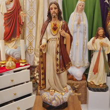 Load and play video in Gallery viewer, [Wood] Sacred Heart of Jesus [23.6'' | 60cm]
