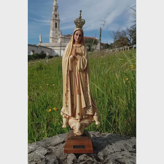 Our Lady of Fatima - Patina Painting [ 11.8 | 30cm]