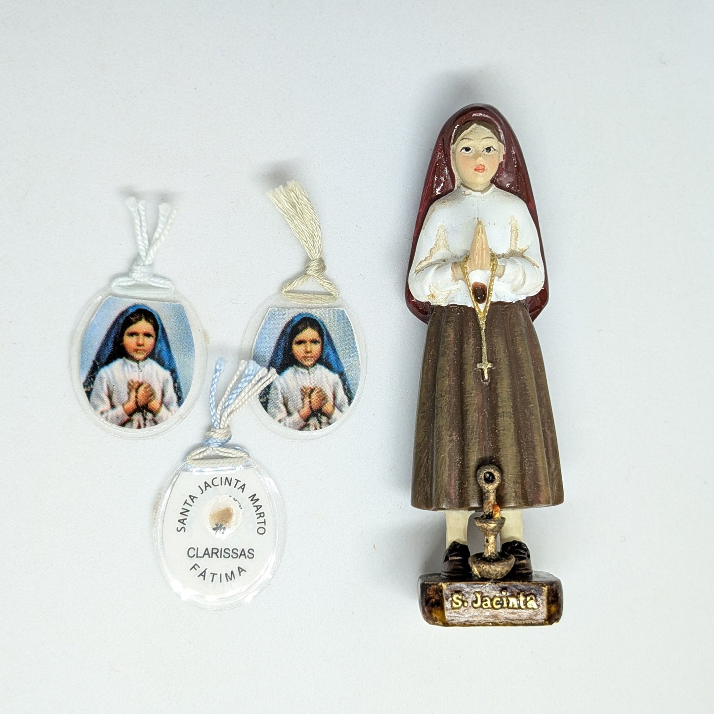 Relicario de San Jacinta – Tela Auténtica de San Jacinta Marto