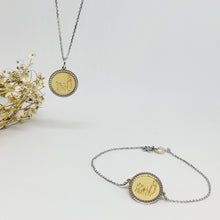 Load image into Gallery viewer, Set - Necklace + Bracelet - Apparitions of Our Lady of Fatima [Sterling Silver]
