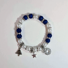 Load image into Gallery viewer, Christmas Bracelet - Blue
