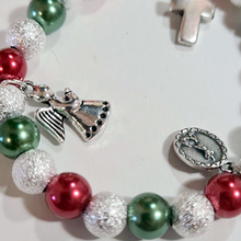 Load image into Gallery viewer, Christmas Bracelet - Red and Green
