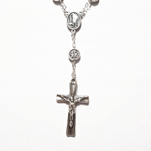 Load image into Gallery viewer, Holy Family Silver Decade Rosary
