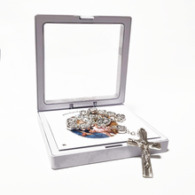 Load image into Gallery viewer, Holy Family Silver Decade Rosary
