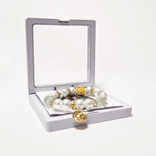 Load image into Gallery viewer, Holy Family Golden Blue Bracelet
