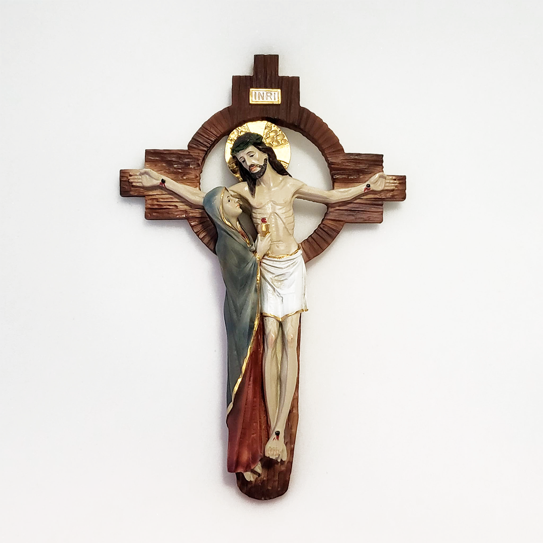 "And standing by the Cross of Jesus His Mother"