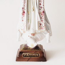Load image into Gallery viewer, Our Lady of Fatima - Rose Flowers - Crystal eyes - 11.8'' | 30cm
