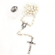 Load image into Gallery viewer, Pearl - Soil of Fatima Rosary
