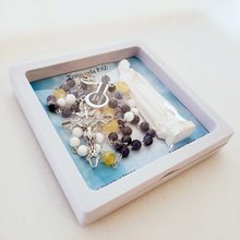 Load image into Gallery viewer, Pray for Peace - Rosary + Magnet Statue
