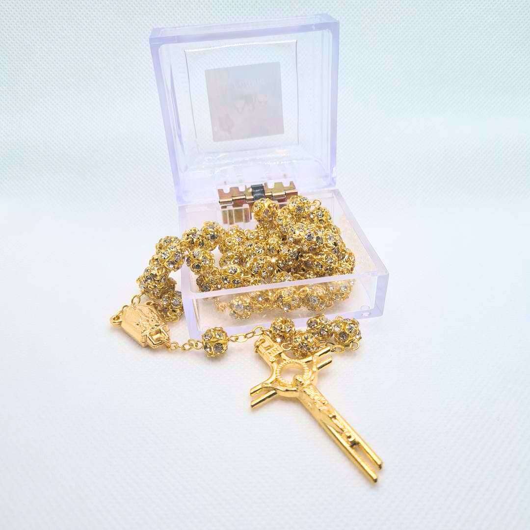 Premium Golden Rosary of Fatima
