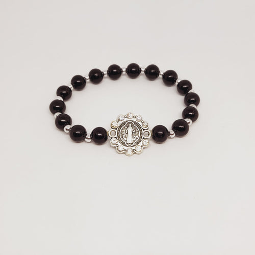 Saint Benedict Metal Bracelet