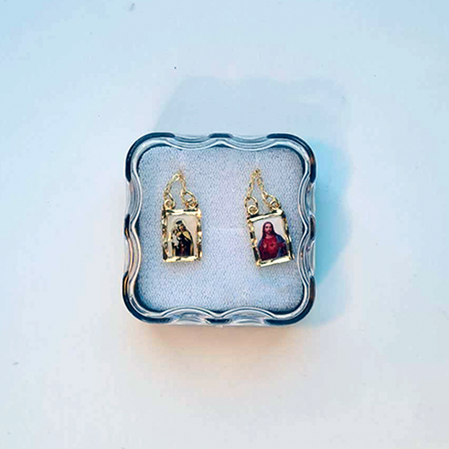 Scapular - Our Lady of Mount Carmel and Sacred Heart of Jesus