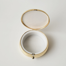 Load image into Gallery viewer, Silver Plated Pill / Rosary / Wafer Box - Our Lady of Fatima
