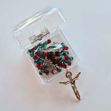 Load image into Gallery viewer, Christmas Rosary - Smaller Beads
