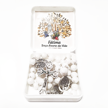 Load image into Gallery viewer, Tree of Life - Pearl White Rosary
