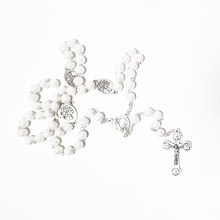 Load image into Gallery viewer, Tree of Life - Pearl White Rosary
