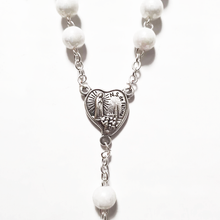 Load image into Gallery viewer, Tree of Life - Pearl White Rosary
