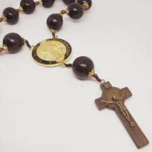 Load image into Gallery viewer, Wall Decade Rosary - Saint Benedict
