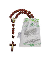 Load image into Gallery viewer, Wood Rosary - Dedicated to Alzheimer's patients

