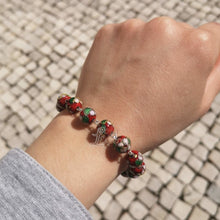 Load image into Gallery viewer, Cloisonné Decade Rosary Bracelet
