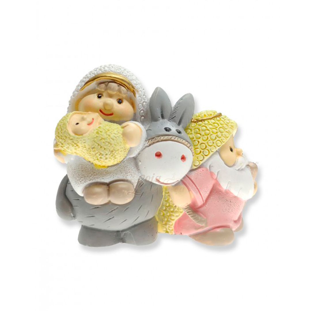 Colored Nativity Set - Flight to Egypt | 1.97'' | 5cm