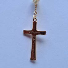 Load image into Gallery viewer, Centennial Cream &amp; Gold Murano Rosary
